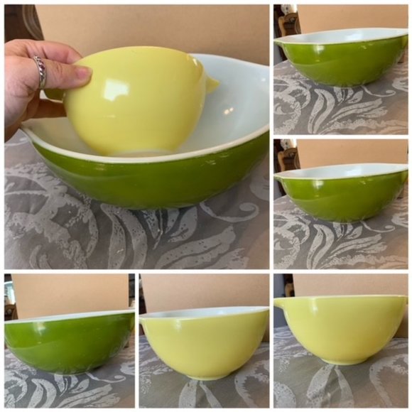 Pyrex Verde (1967-1972) 441 and 444 - Picture 6 of 6